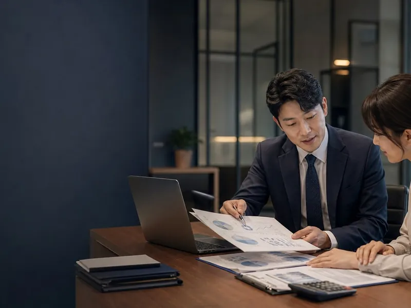 세무 상담 랜딩페이지 샘플 화면